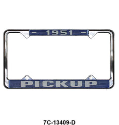 LICENSE PLATE FRAME 'PICKUP' - 51 PICKUP