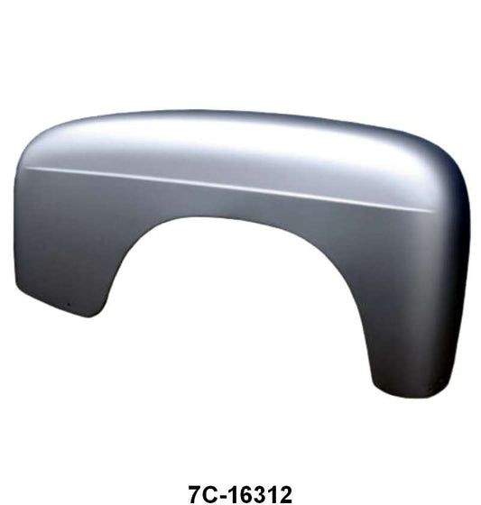 STEEL REAR FENDER - 48-EARLY 50 F-1 RIGHT HAND W/RAISED BED SIDE
