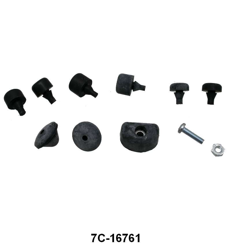 HOOD BUMPER KIT - 48-52 F-1/F-3