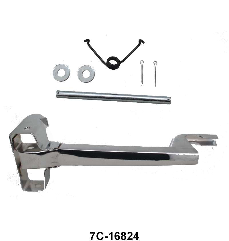 CHROME HOOD LATCH HANDLE - 48-50 F-1/F-3