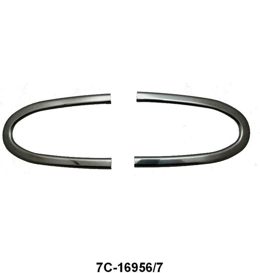 FRONT OF HOOD TRIM - 48-50 F-1/F-3 RH AND LH NO CLIPS