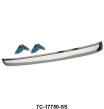 POLISHED STAINLESS FRONT BUMPER WITH BRACKETS- 48-50 F-1