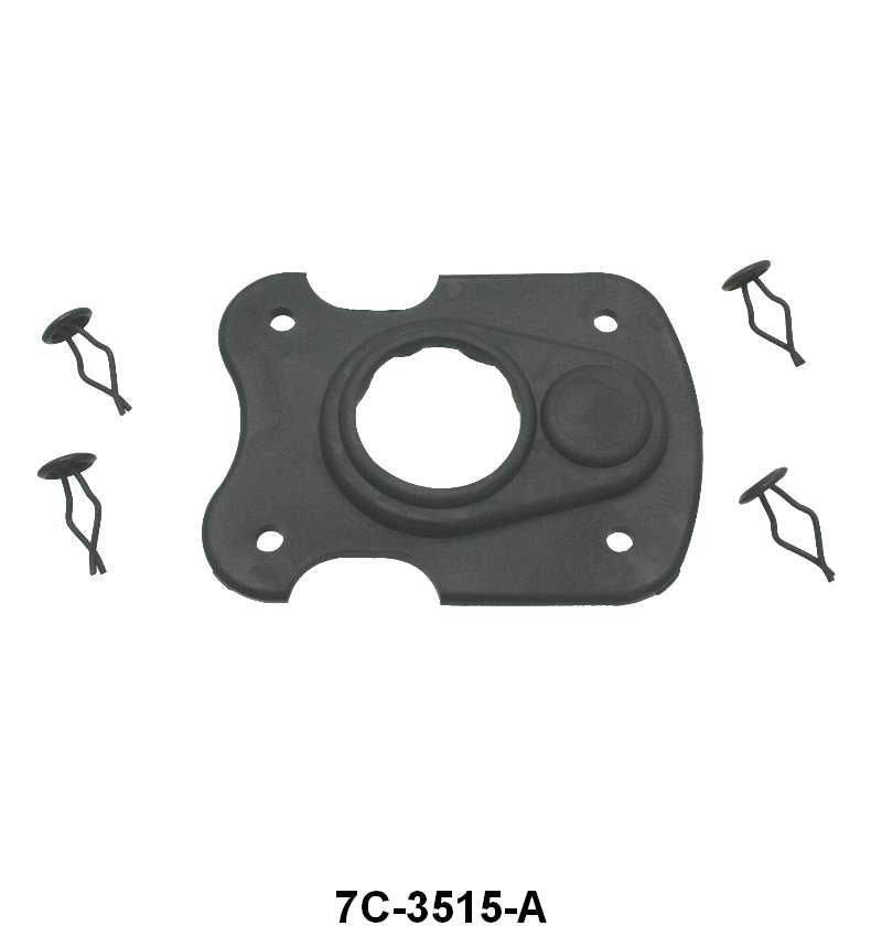 UPPER STEERING COLUMN FLOOR SEAL - 48-52 F-1/F-3 W/FLOOR SHIFT W/CLIPS