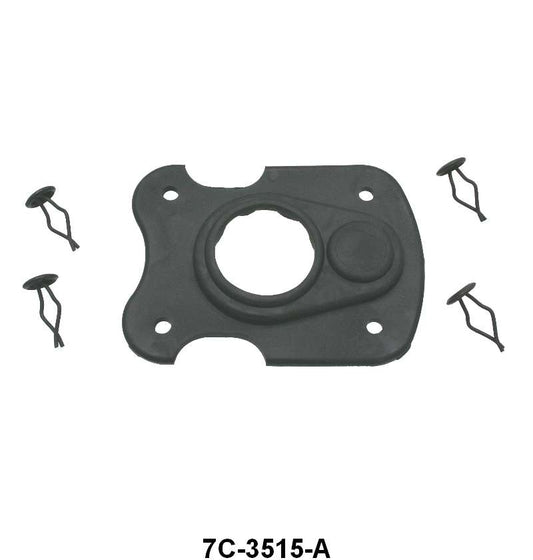 UPPER STEERING COLUMN FLOOR SEAL - 48-52 F-1/F-3 W/FLOOR SHIFT W/CLIPS