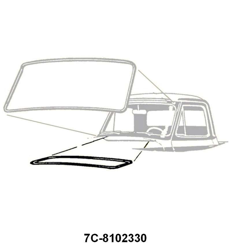 COWL VENT GASKET - 48-52 F-1/F-3