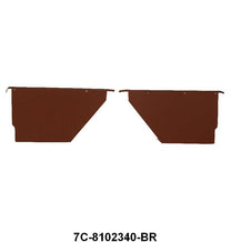 CARDBOARD KICK PANELS - 48-52 F-1/F-3 BROWN