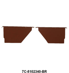 CARDBOARD KICK PANELS - 48-52 F-1/F-3 BROWN