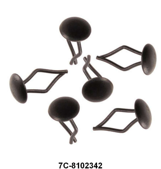 KICK PANEL CLIPS - 48-52 F-1/F-3 SET OF 6