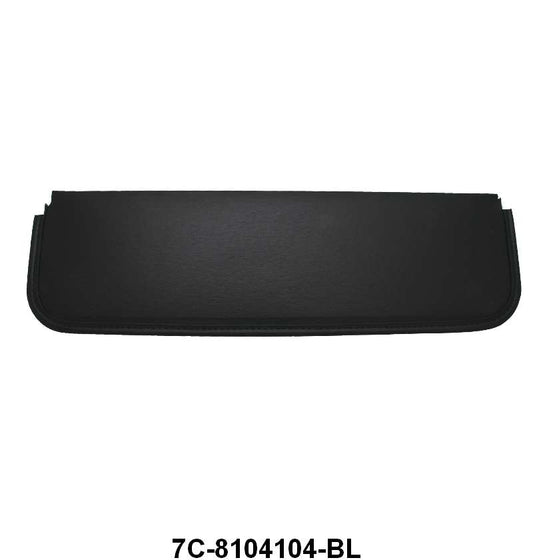 CARDBOARD SUN VISOR - 48-52 F-1/F-3, BLACK