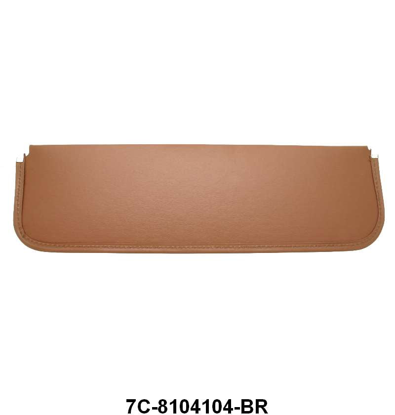 CARDBOARD SUN VISOR - 48-52 F-1/F-3, BROWN