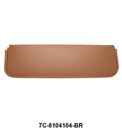 CARDBOARD SUN VISOR - 48-52 F-1/F-3, BROWN