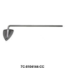 SUN VISOR BRACKET - 48-52 F-1/F-3, CHROME, FITS LH OR RH