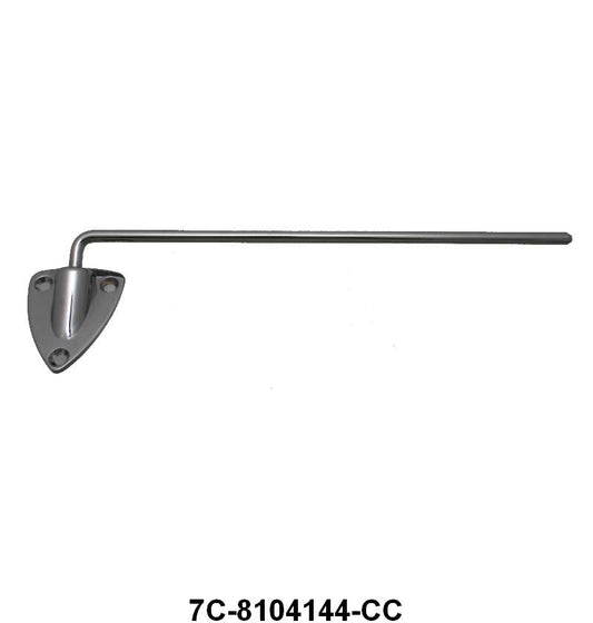 SUN VISOR BRACKET - 48-52 F-1/F-3, CHROME, FITS LH OR RH