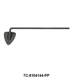 SUN VISOR BRACKET - 48-52 F-1/F-3, PLAIN, FITS LH OR RH