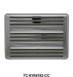 PLASTIC DASH SPEAKER HOLE COVER - 48-50 F-1/F-3 CHROME