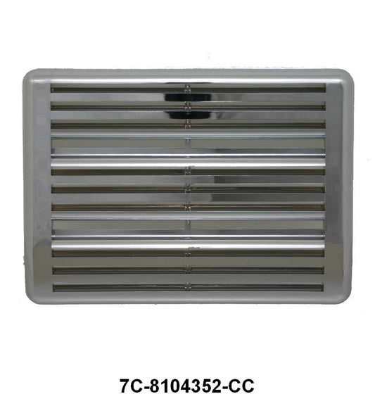 PLASTIC DASH SPEAKER HOLE COVER - 48-50 F-1/F-3 CHROME