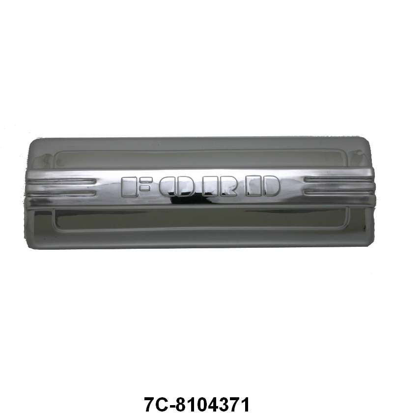 PLASTIC DASH RADIO HOLE COVER - 48-50 F-1/F-3 TAN