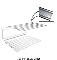 PLAIN STEEL BED STRIPS WITHOUT HOLES - 50-52 F-1 53-72 F-100  SET OF 7