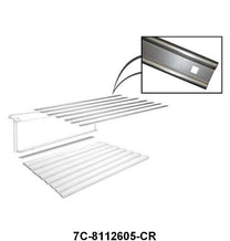 PLAIN STEEL BED STRIPS WITH HOLES - 50-52 F-1 53-72 F-100  SET OF 7