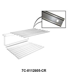 PLAIN STEEL BED STRIPS WITH HOLES - 50-52 F-1 53-72 F-100  SET OF 7