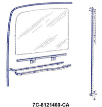 DOOR WINDOW CHANNEL KIT WITH DIVISION BARS - 48-52 F-1/F-3