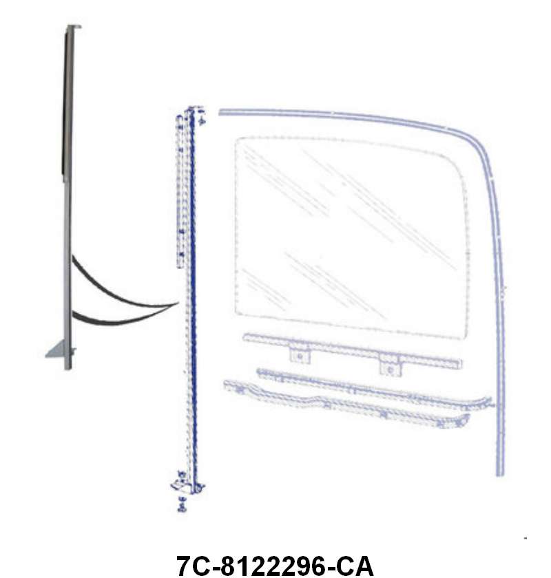 COMPLETE DIVISION BAR ASSEMBLY - 48-52 F-1/F-3 RH