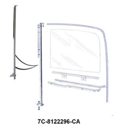 COMPLETE DIVISION BAR ASSEMBLY - 48-52 F-1/F-3 RH