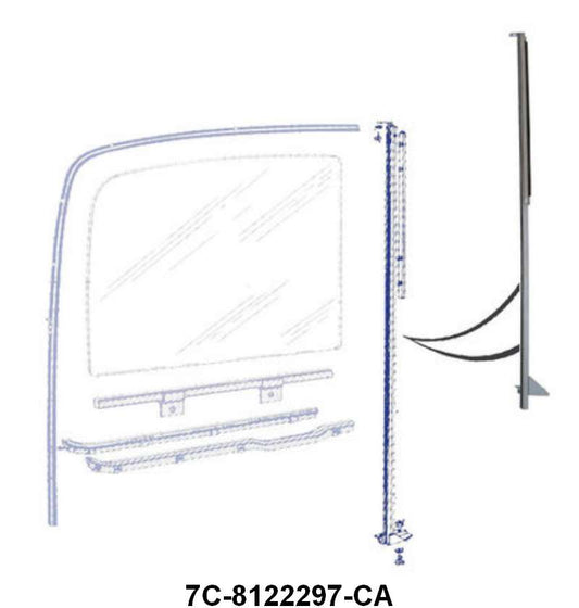 COMPLETE DIVISION BAR ASSEMBLY - 48-52 F-1/F-3 LH