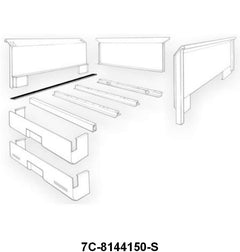 BED WOOD TO SIDE OF BED SEAL - LATE 50-72 PICKUP STEPSIDE