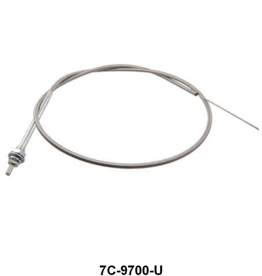 CHOKE, THROTTLE, OR HEATER CABLE - 48-56 F-1/F-350 V8, NO KNOB 43"