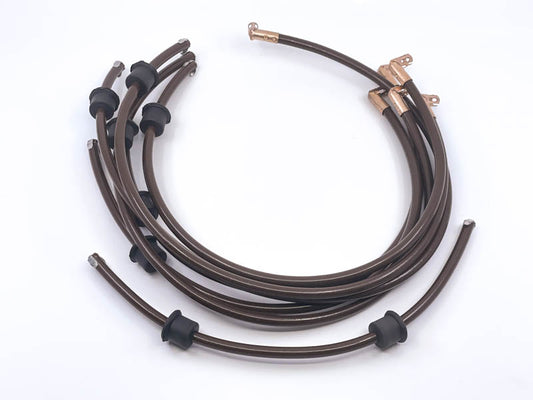 SPARK PLUG WIRE SET - 47-48 PASS, 47 PU "H" 6cyl BROWN