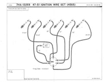 SPARK PLUG WIRE SET - 47-48 PASS, 47 PU "H" 6cyl BROWN