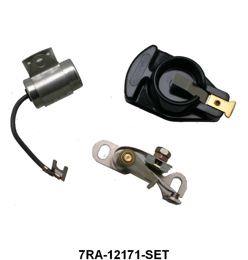POINTS, ROTOR AND CONDENSER SET - 48-64 6CYL, 49-53 8 CYL