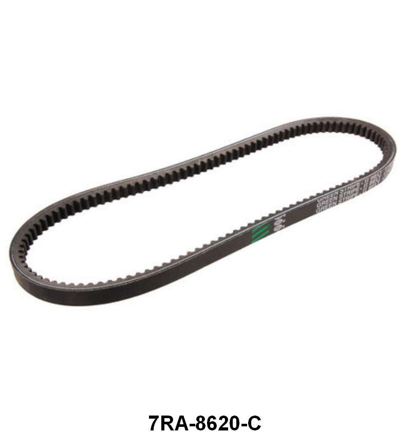 GENERATOR BELT WITH MOLDED SCRIPT - 49 PASS/MERC, 48-53 F-1/F-350 V8