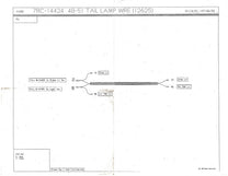 TAIL LIGHT CROSSOVER WIRING HARNESS - 48-52 F-1/F-3