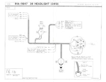 HEADLIGHT WIRING HARNESS - 38 STANDARD OR DELUXE PASS