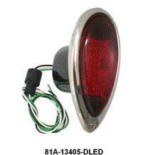 TAIL LIGHT ASSEMBLY W/12 VOLT LED LENS - 38-39 PASS EXCEPT WAGON RH OR LH