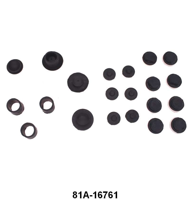 HOOD BUMPER KIT - 38 ALL PASS, 39 STD PASS, 38-39 PICKUP