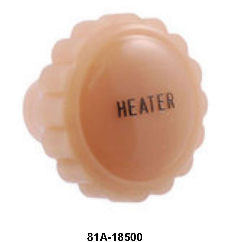 HEATER SWITCH KNOB - 38 PASS IVORY (PINK)