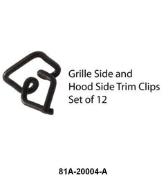 GRILLE SIDE & HOOD SIDE TRIM CLIPS (SQUARE) - 38 STD PASS SET OF 12