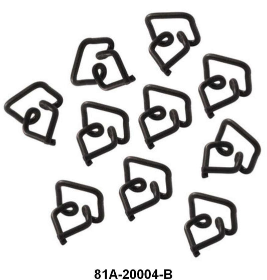GRILLE SIDE TRIM CLIPS - 38 DLX PASS SET OF 10