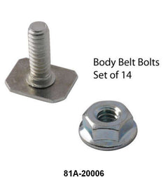 BODY SIDE TRIM END CLIPS - 38-39 ALL PASS SET OF 14