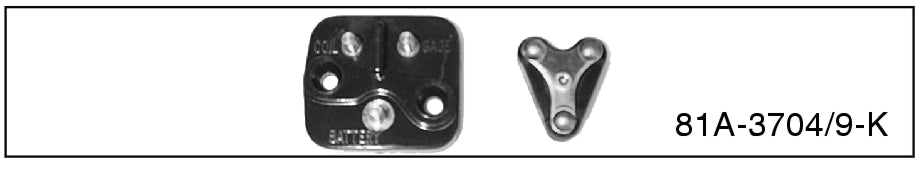 IGNITION SWITCH BODY & BRUSH - 38-40 PASS, 38-47 PICKUP