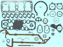 COMPLETE ENGINE GASKET SET - 38-42 PASS/MERC/PU V8, 3-1/16" BORE
