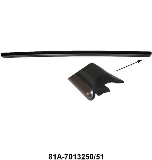 FRONT DOOR SCUFF PLATES - 38-39 2-DOOR SEDAN,CONVERTIBLE