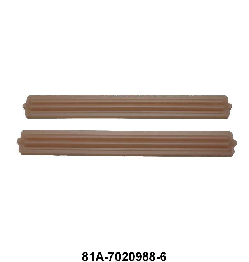 GARNISH MOLDING PLASTIC INSERT - 38 PASS, 6",  IVORY (PINK)