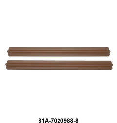 GARNISH MOLDING PLASTIC INSERT - 38 PASS, 8"  IVORY (PINK)