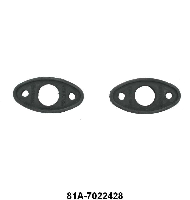 OUTSIDE DOOR HANDLE PADS - 38-39 PASS EXCEPT WAGON, RUBBER