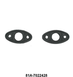 OUTSIDE DOOR HANDLE PADS - 38-39 PASS EXCEPT WAGON, RUBBER