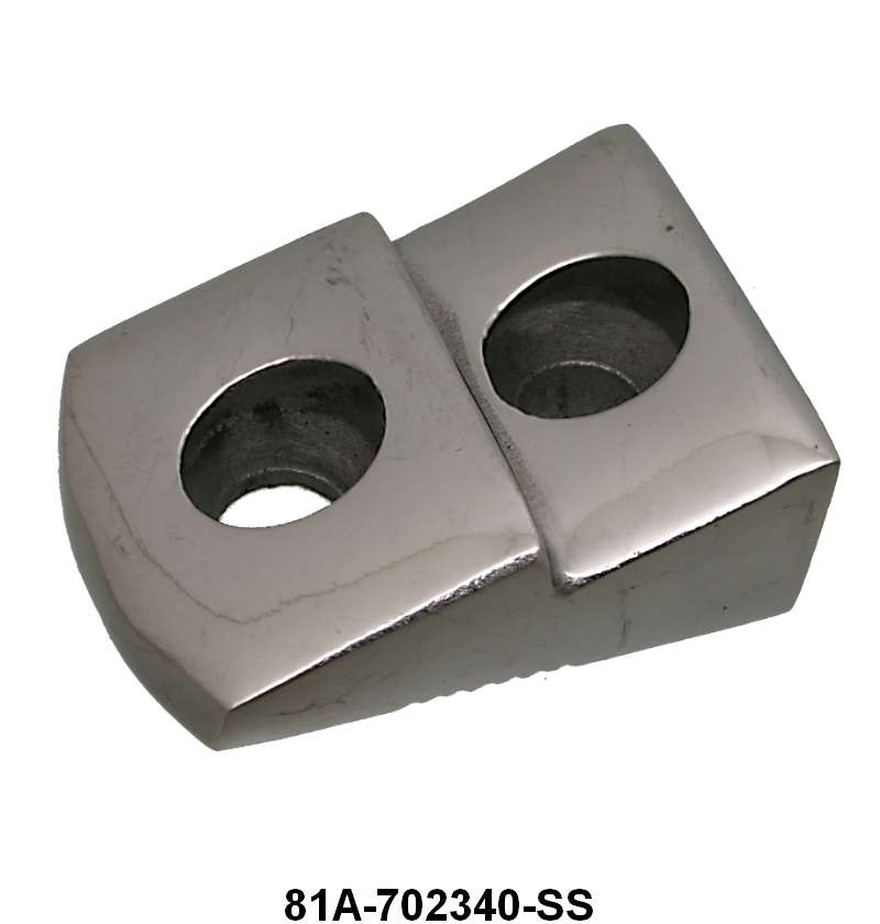 DOOR STRIKER - 35-39 COUPE/SEDAN, 35-52 PICKUP STAINLESS